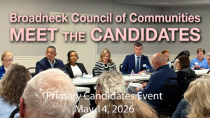 Primary Candidates Pt. 2, for Anne Arundel County in the Broadneck area