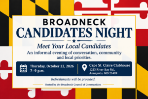 Broadneck Candidates Night Oc. 2026